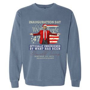 Donald Trump Inauguration Day 2025 47th President Trump 47 Garment-Dyed Sweatshirt