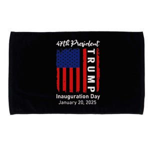 Donald Trump Inauguration Day 2025 47th President 47 Microfiber Hand Towel