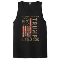 Donald Trump Inauguration Day 2025 47th President 47 Us Flag PosiCharge Competitor Tank