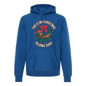 Dachshund This Is My Christmas Pajama Gift Premium Hoodie