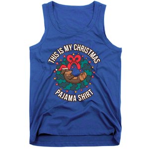 Dachshund This Is My Christmas Pajama Gift Tank Top