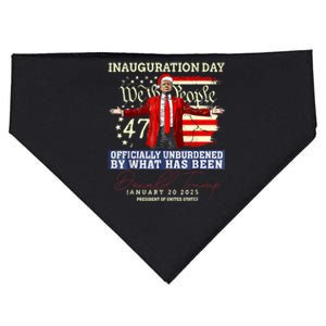 Donald Trump Inauguration Day 2025 47th President Trump 47 USA-Made Doggie Bandana