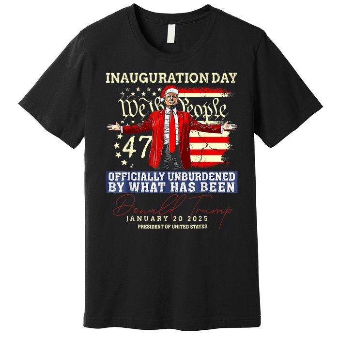 Donald Trump Inauguration Day 2025 47th President Trump 47 Premium T-Shirt