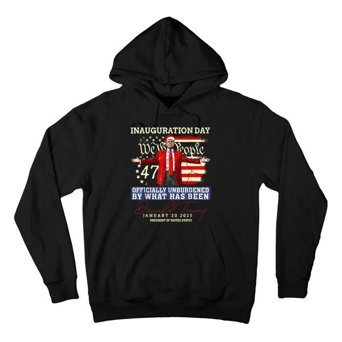 Donald Trump Inauguration Day 2025 47th President Trump 47 Tall Hoodie