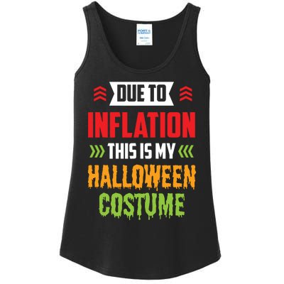 Due To Inflation This Is My Halloween Costume Stagflation Ladies Essential Tank