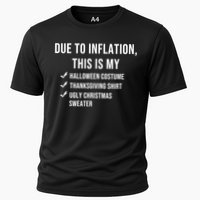 Due To Inflation This Is My Halloween Costume Generic Funny Performance Shirt