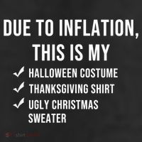 Due To Inflation This Is My Halloween Costume Generic Funny Beanie