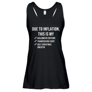 Due To Inflation This Is My Halloween Costume Generic Funny Ladies Essential Flowy Tank