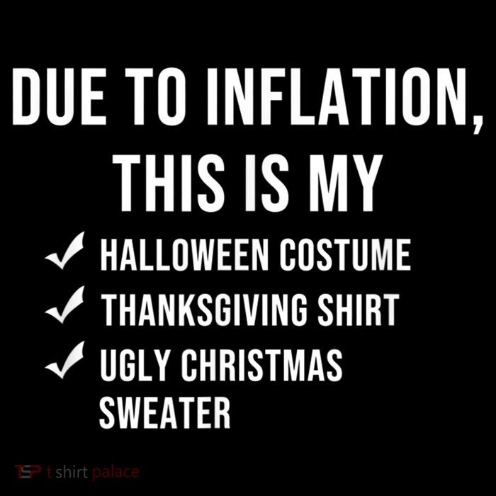 Due To Inflation This Is My Halloween Costume Generic Funny Flatbill Hat