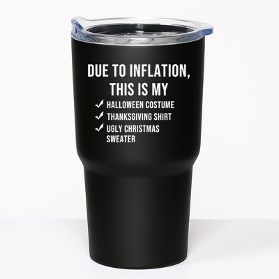 Due To Inflation This Is My Halloween Costume Generic Funny Tumbler