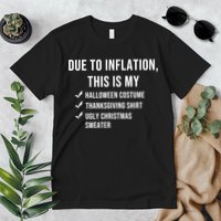 Due To Inflation This Is My Halloween Costume Generic Funny Premium T-Shirt