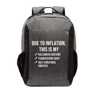 Due To Inflation This Is My Halloween Costume Generic Funny Vector Backpack