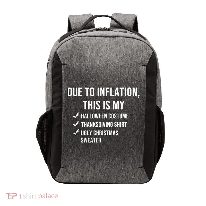Due To Inflation This Is My Halloween Costume Generic Funny Vector Backpack