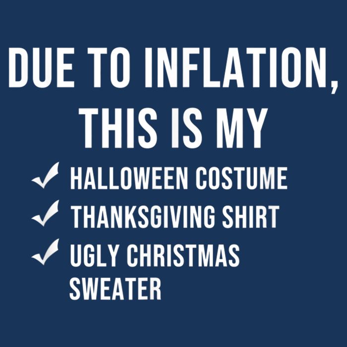 Due To Inflation This Is My Halloween Costume Generic Funny Infant Baby Jersey Bodysuit