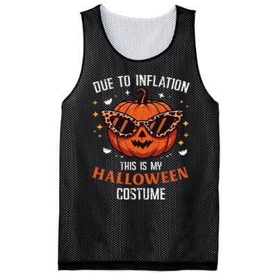 Due To Inflation This Is My Halloween Costume Fun Mesh Reversible Basketball Jersey Tank