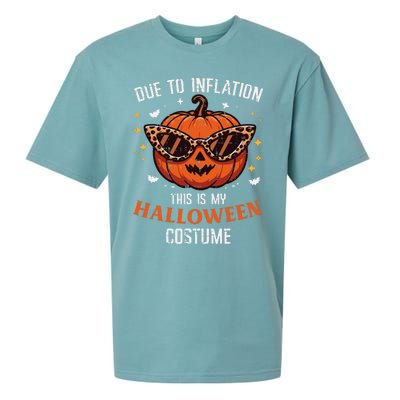 Due To Inflation This Is My Halloween Costume Fun Sueded Cloud Jersey T-Shirt