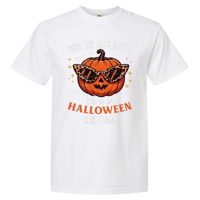 Due To Inflation This Is My Halloween Costume Fun Garment-Dyed Heavyweight T-Shirt