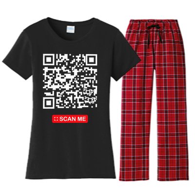 Donald Trump Is Your President Qr Trump Trump Is Dancing Women's Flannel Pajama Set