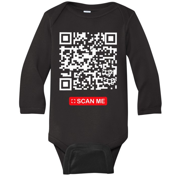 Donald Trump Is Your President Qr Trump Trump Is Dancing Baby Long Sleeve Bodysuit