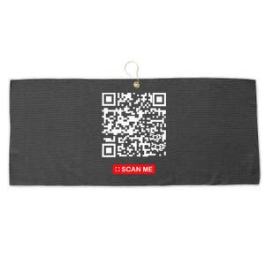 Donald Trump Is Your President Qr Trump Trump Is Dancing Large Microfiber Waffle Golf Towel