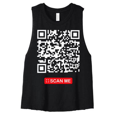 Donald Trump Is Your President Qr Trump Trump Is Dancing Women's Racerback Cropped Tank