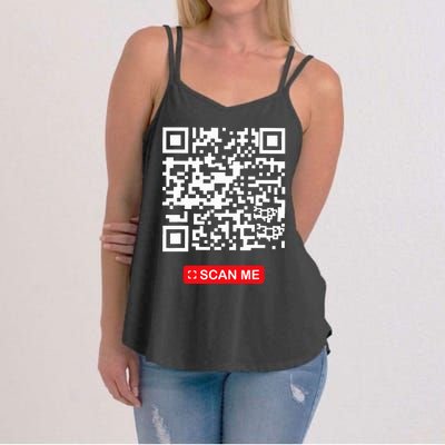 Donald Trump Is Your President Qr Trump Trump Is Dancing Women's Strappy Tank