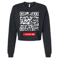 Donald Trump Is Your President Qr Trump Trump Is Dancing Cropped Pullover Crew