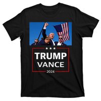 Donald Trump J.D. Vance 2024 Election Rally Campaign Event T-Shirt