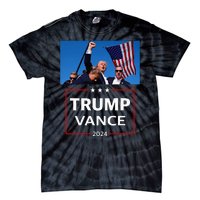 Donald Trump J.D. Vance 2024 Election Rally Campaign Event Tie-Dye T-Shirt