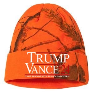 Donald Trump Jd Vance 2024 Not Friends With School Shooters Kati Licensed 12" Camo Beanie