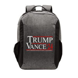 Donald Trump Jd Vance 2024 Not Friends With School Shooters Vector Backpack