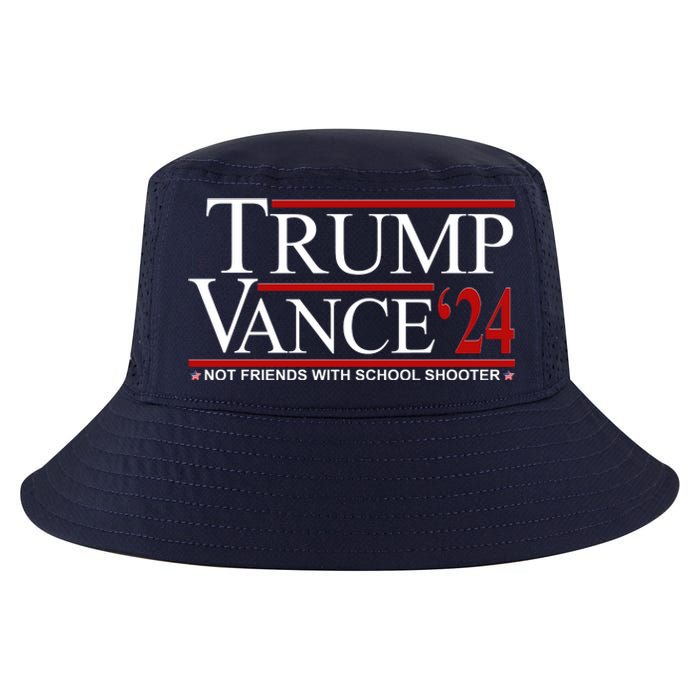 Donald Trump Jd Vance 2024 Not Friends With School Shooters Cool Comfort Performance Bucket Hat