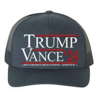 Donald Trump Jd Vance 2024 Not Friends With School Shooters Yupoong Adult 5-Panel Trucker Hat