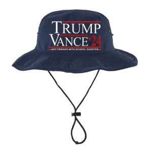 Donald Trump Jd Vance 2024 Not Friends With School Shooters Legacy Cool Fit Booney Bucket Hat