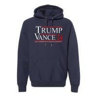 Donald Trump Jd Vance 2024 Not Friends With School Shooters Premium Hoodie