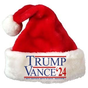 Donald Trump Jd Vance 2024 Not Friends With School Shooters Premium Christmas Santa Hat