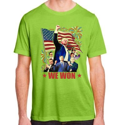 Donald Trump J.D Vance 2024 Made History Trump Legend Adult ChromaSoft Performance T-Shirt