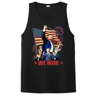 Donald Trump J.D Vance 2024 Made History Trump Legend PosiCharge Competitor Tank