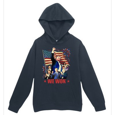 Donald Trump J.D Vance 2024 Made History Trump Legend Urban Pullover Hoodie