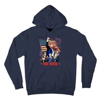 Donald Trump J.D Vance 2024 Made History Trump Legend Tall Hoodie