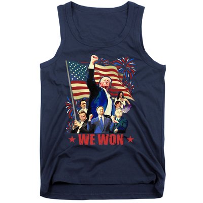 Donald Trump J.D Vance 2024 Made History Trump Legend Tank Top