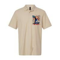 Donald Trump J.D Vance 2024 Made History Trump Legend Softstyle Adult Sport Polo