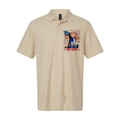 Donald Trump J.D Vance 2024 Made History Trump Legend Softstyle Adult Sport Polo