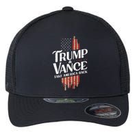 Donald Trump Jd Vance 2024 Vintage Design Flexfit Unipanel Trucker Cap