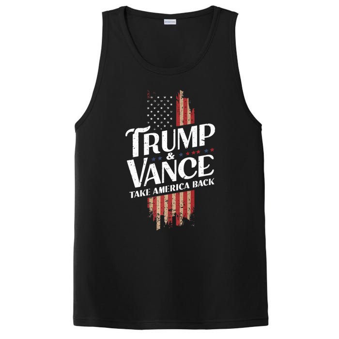 Donald Trump Jd Vance 2024 Vintage Design PosiCharge Competitor Tank