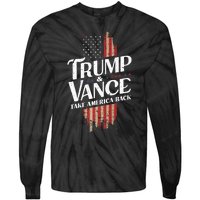 Donald Trump Jd Vance 2024 Vintage Design Tie-Dye Long Sleeve Shirt