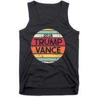 Donald Trump Jd Vance 2024 Retro Style Tank Top