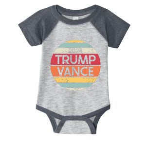 Donald Trump Jd Vance 2024 Retro Style Infant Baby Jersey Bodysuit