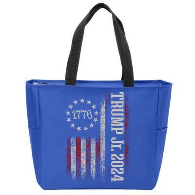 Donald Trump Jr For President 2024 Trump Republican Us Flag Cute Gift Zip Tote Bag