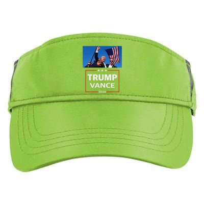 Donald Trump J.D. Vance 2024 Election Rally Campaign Event Adult Drive Performance Visor